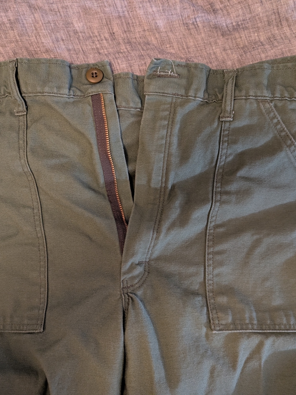 Men's Stan Ray Loose Fit Olive Green Fatigue 36/32 - Picture 4 of 4